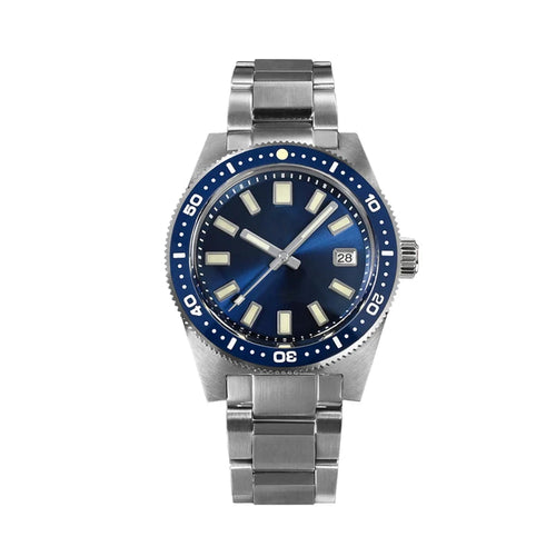 62mas Diver Watch New 39mm Japan Enamel Dial Automatic Men Mechanical Watches Sapphire Waterproof 200m Luminous Dive Watch